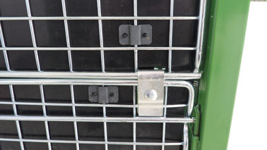 Lightweight Collapsible Wire Container Portable  Wheels Available Easily Move