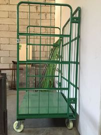 Stackable Roll Cage Trolley Anti  Static Powder Coated Nestable Roll Cages