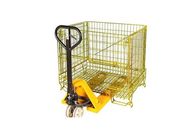 Stackable Folding Mesh Containers Stillage Steel Cages For Storage